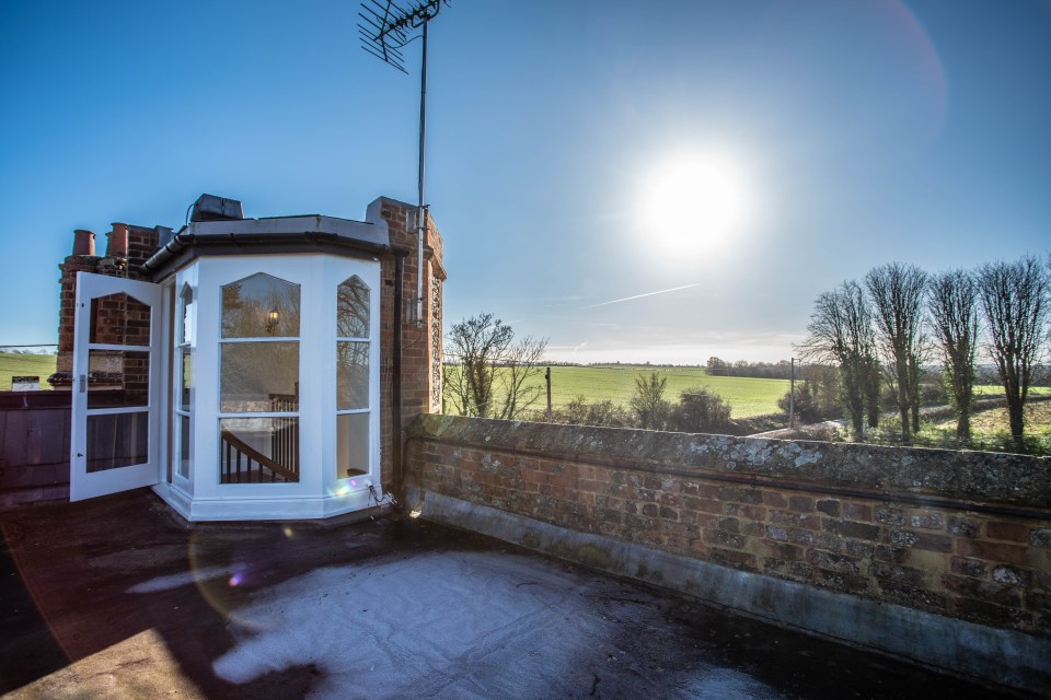 The new owner will access to the roof where they can enjoy stunning views of the countryside