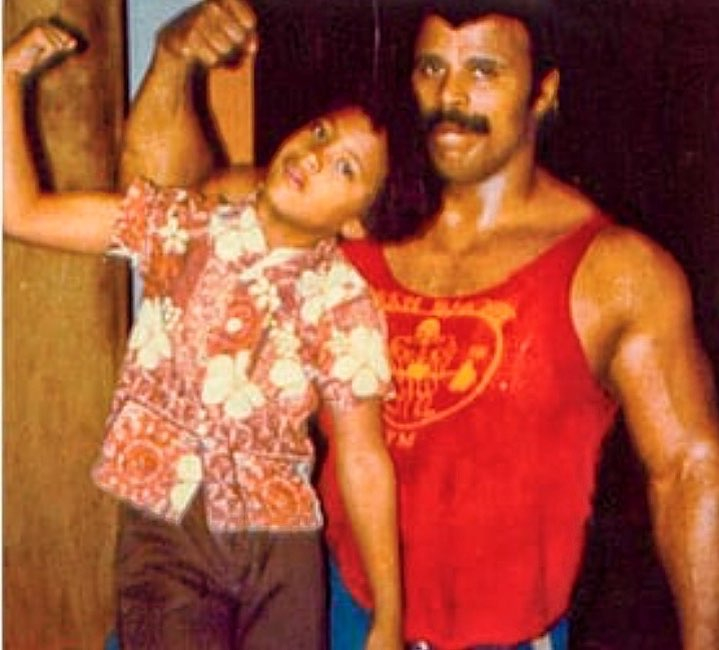 Dwayne’s dad Rocky Johnson would often struggle to pay the rent