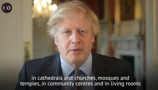 Boris Johnson released a video on social media last night hailing the success of the vaccine rollout