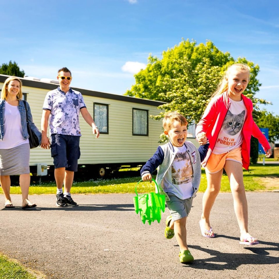 Families can stay at a Park Holidays holiday park from £20 a night