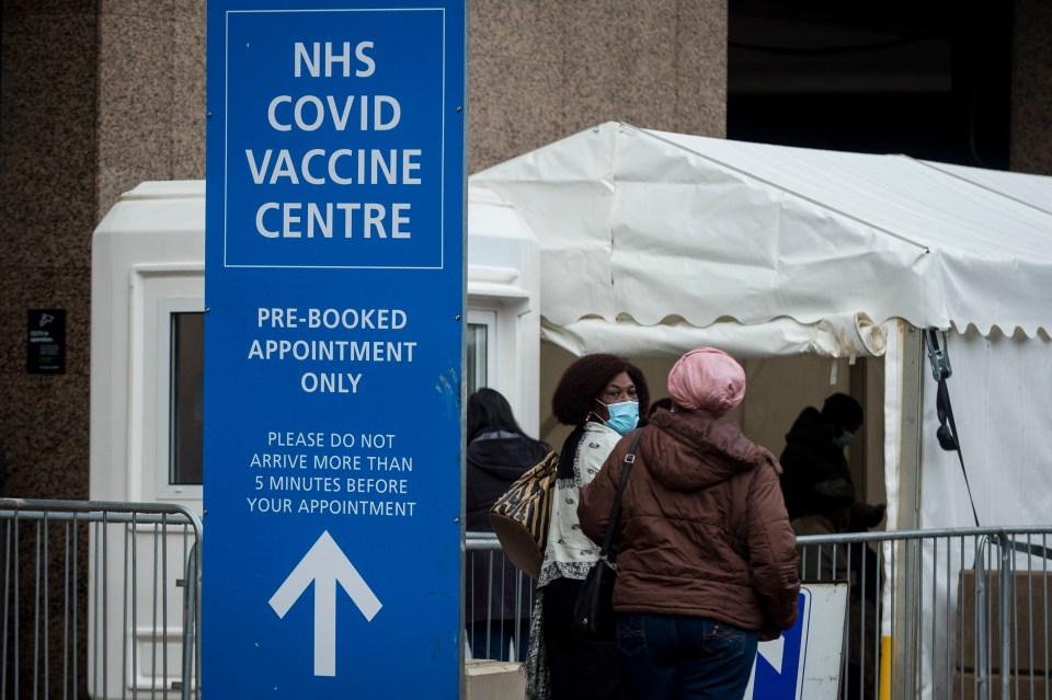 The UK has vaccinated more than 15.5m Brits