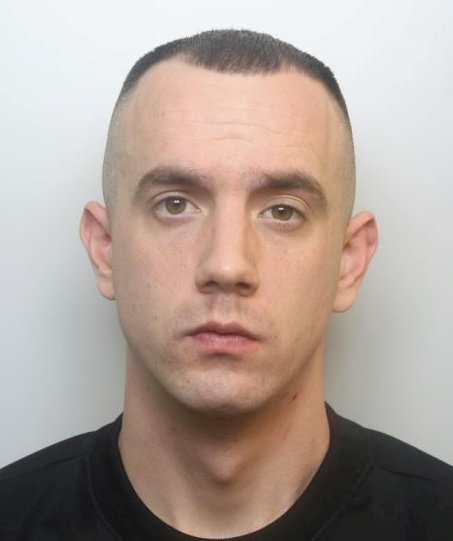 Mitchell Thorpe, 28, had been sending threatening messages over the money owed