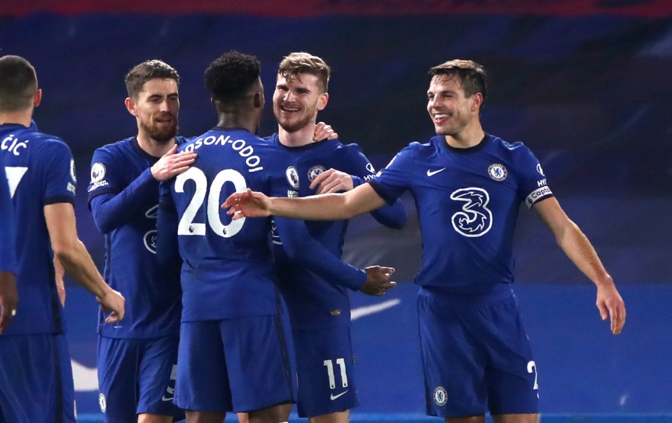 Werner's relief was plain to see as he put Chelsea in control