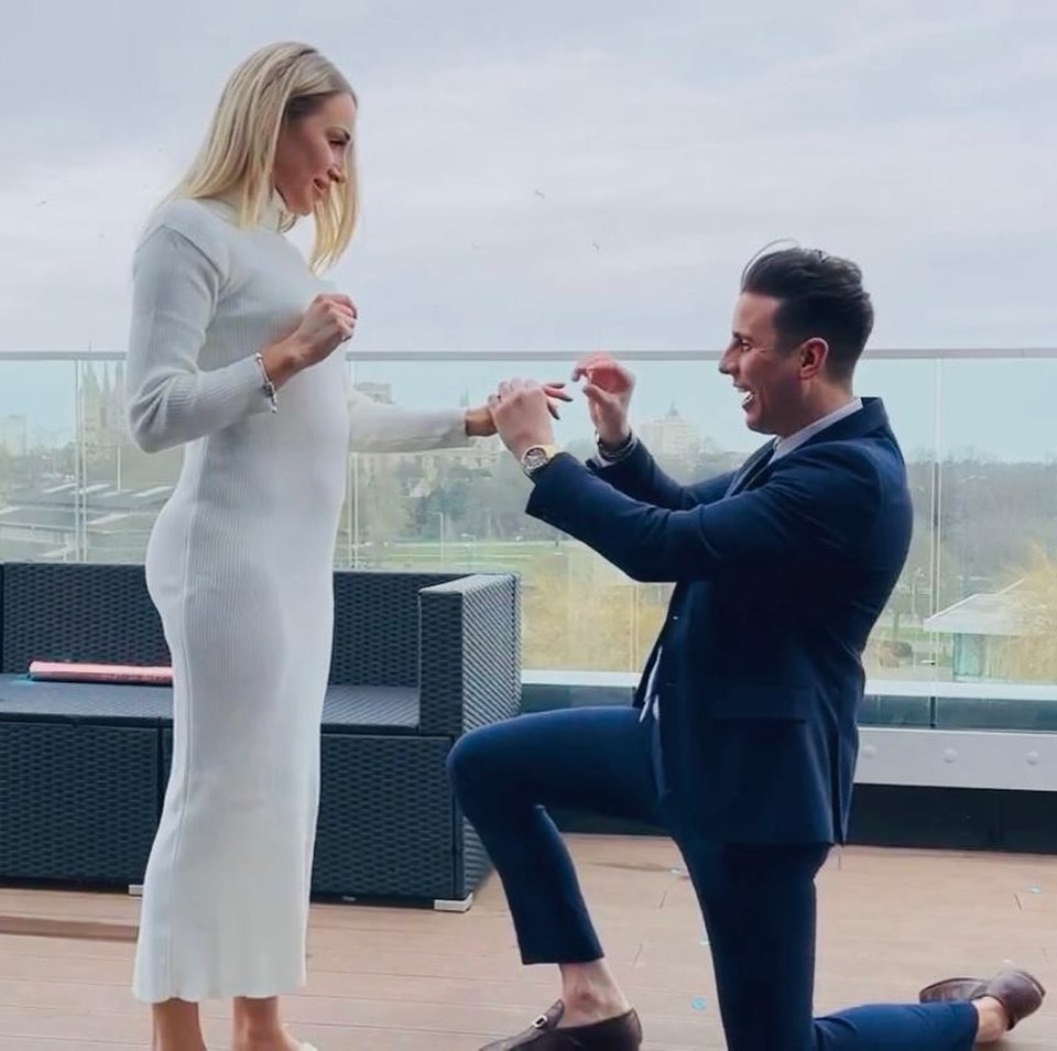 The Apprentice star Joseph Valente popped the question to girlfriend Megan Clarke