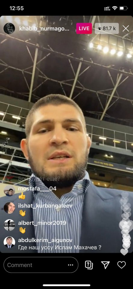 Khabib watched PSG's 4-1 win at Barcelona