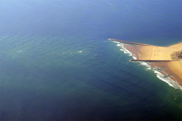 Tourists flock to the French island to see the strange sight