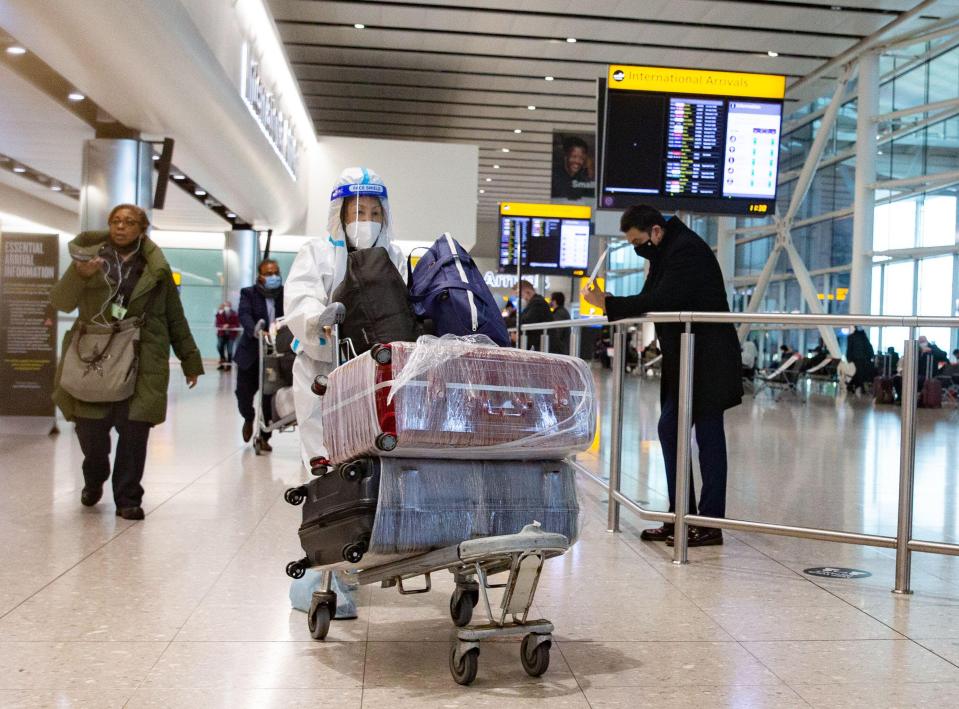 All arrivals from Spain and the US could face mandatory hotel quarantine