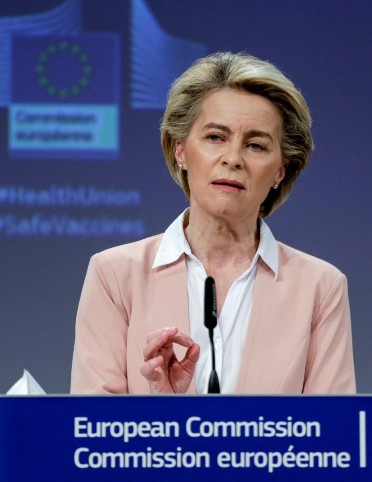 European Commission President Ursula von der Leyen says 70 per cent of Europeans will be vaccinated by September 21