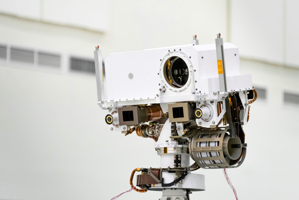 The main camera – the most powerful ever landed on Mars – will snap photos and video of the Red Planet's surface