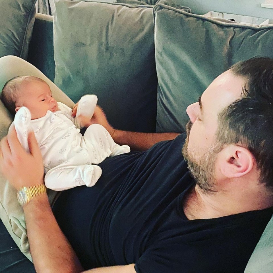 Danny Dyer shared a sweet moment with his grandson Santiago