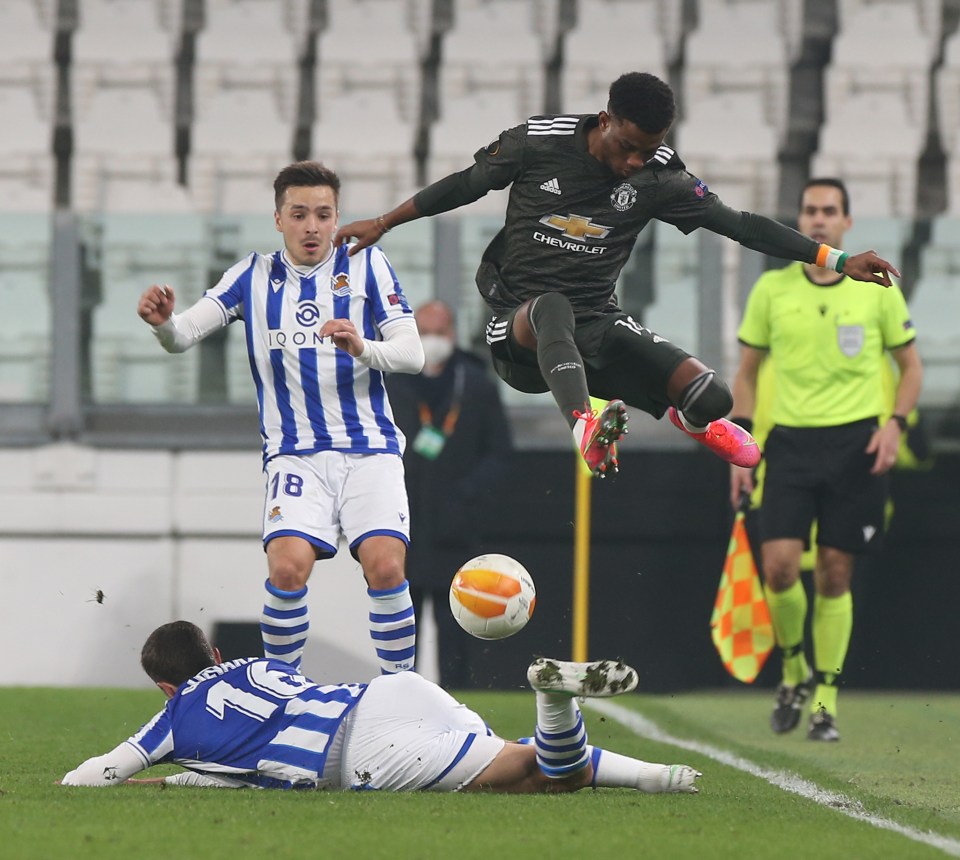 Wonderkid Diallo played the last seven minutes of the clash in Turin