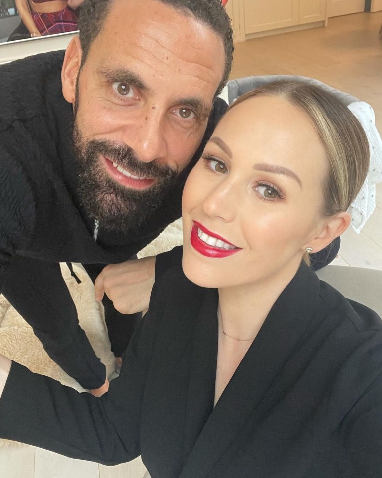 Rio Ferdinand affectionately called his wife a 'yummy mummy'