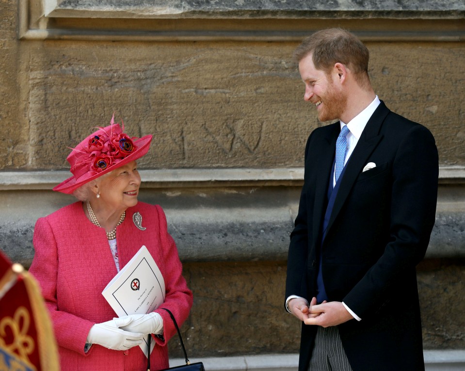 The Queen was 'blindsided' after her grandson failed to inform her in advance that he and Meghan Markle would appear on Oprah, it's claimed