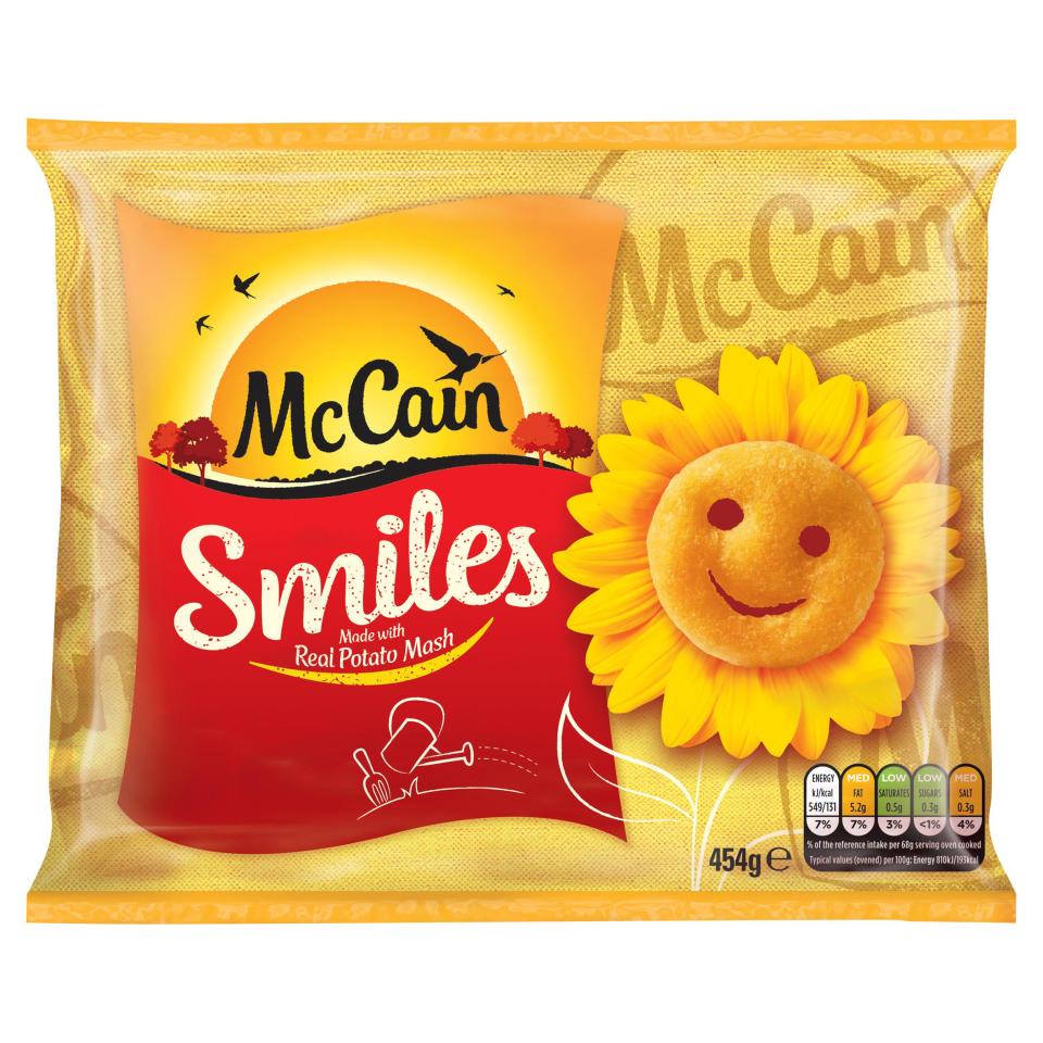 McCain Potato Smiles are just £1 at Sainsbury's