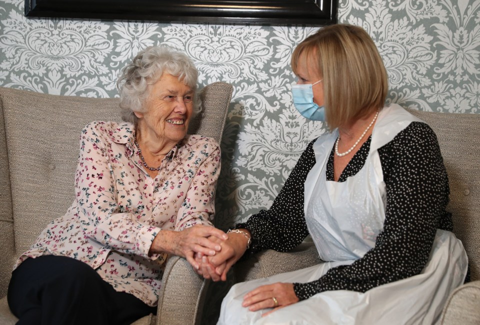 Plans for visits to care homes allowing hand-holding have been given a cautious welcome by organisations in the sector