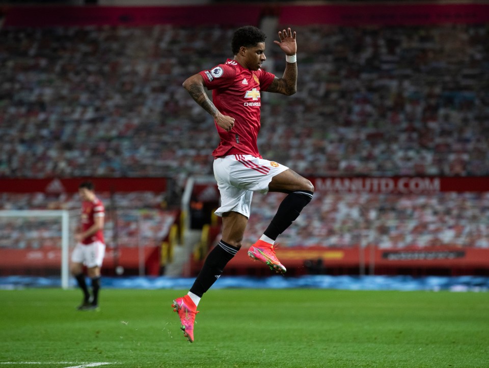 Marcus Rashford's impressive solo effort had given United the lead