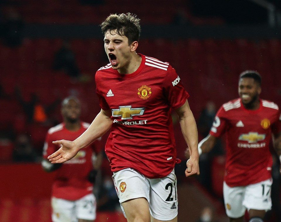 Daniel James restored United's lead following another Fernandes assist