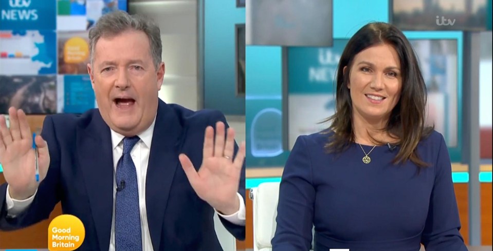 Piers Moragan lashed out at Harry and Meghan on this morning's GMB show as he and Susanna returned to ITV screens