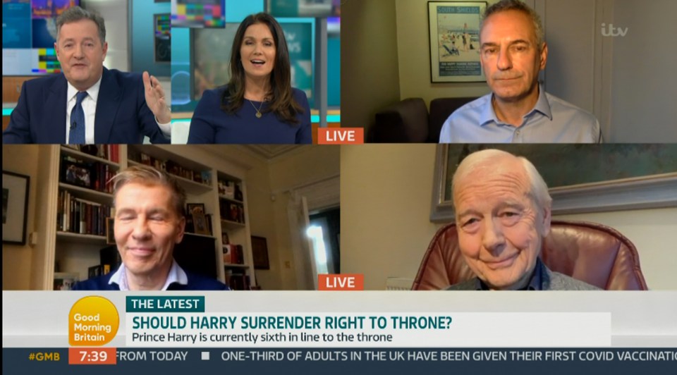 Piers hosted a debate on Megxit this morning