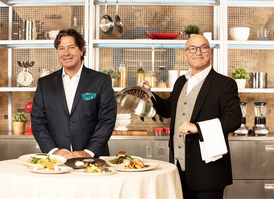 John Torode, left, and Gregg Wallace, right, kick off the new series of MasterChef next Monday on BBC1