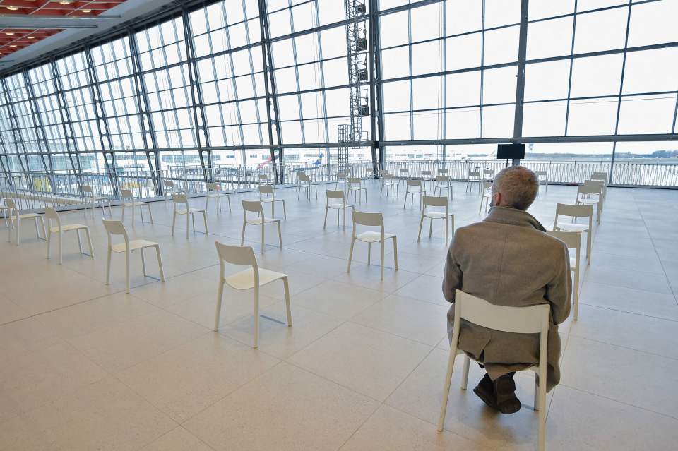 This deserted vaccine centre in Brussels came to symbolise the EU jab fiasco last week