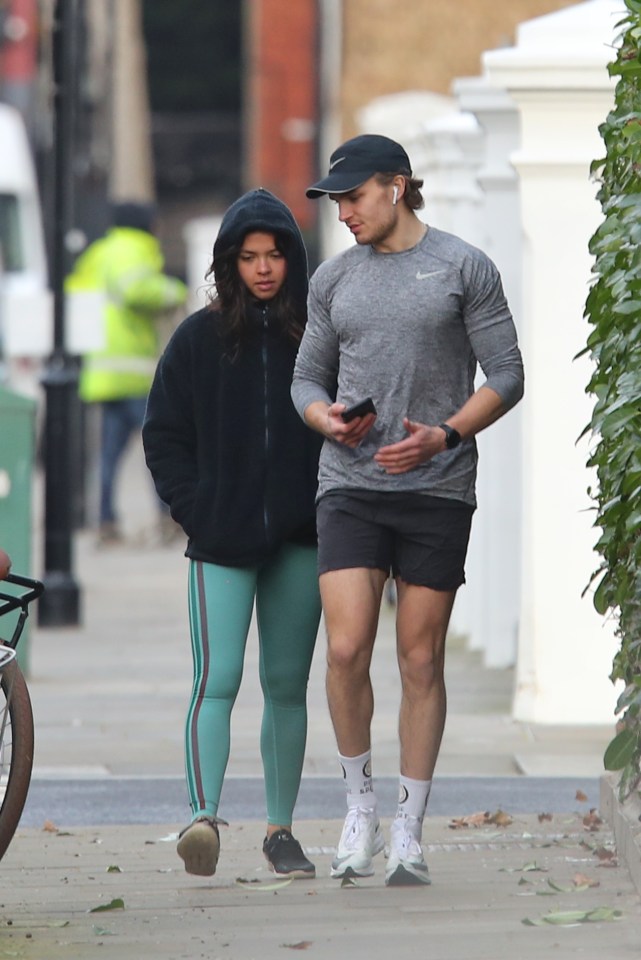 The reunited couple were seen out and about in London