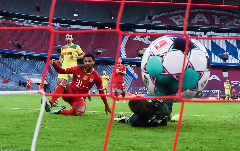 Gnabry scored two goals in a late, four-minute period to completely secure the win