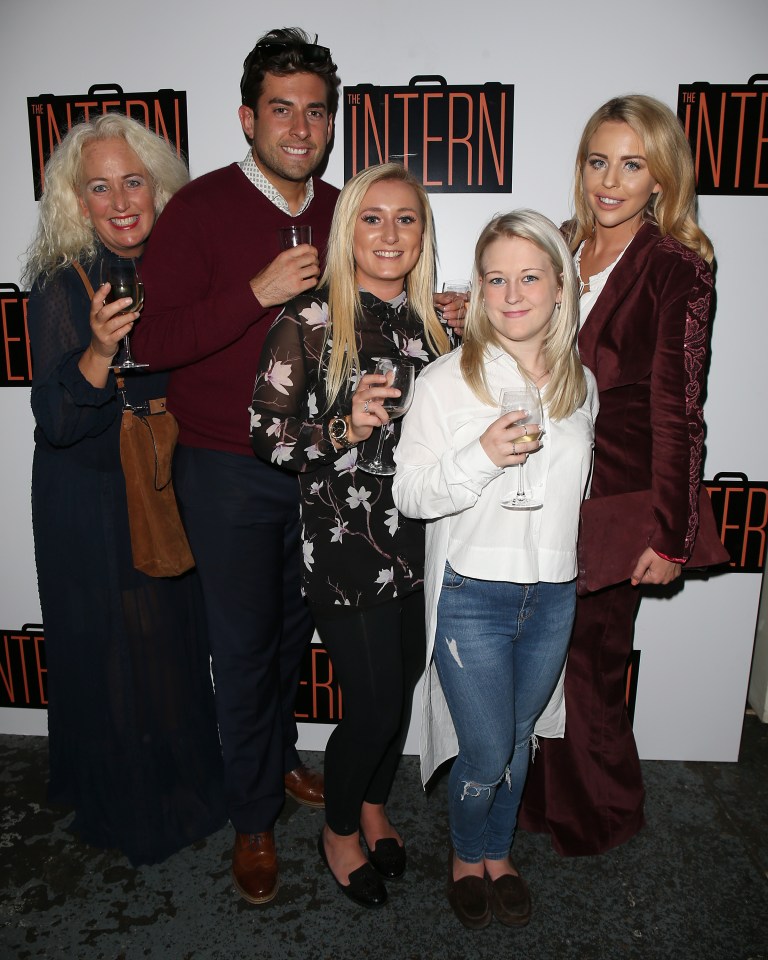 She revealed that Arg is still 'best friends' with her mum Debbie [far left]