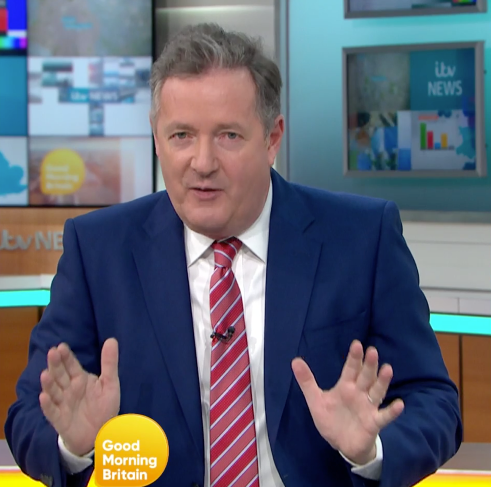 Piers Morgan had a bumpy start to Good Morning Britain