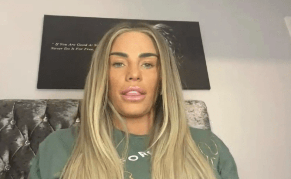 In February Katie Price revealed her mum's lung capacity had decreased