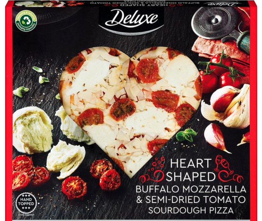 Lidl is doing a heart-shaped pizza for £2.49