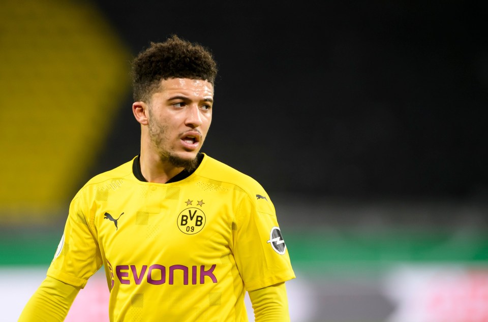 Borussia Dortmund forward Jadon Sancho