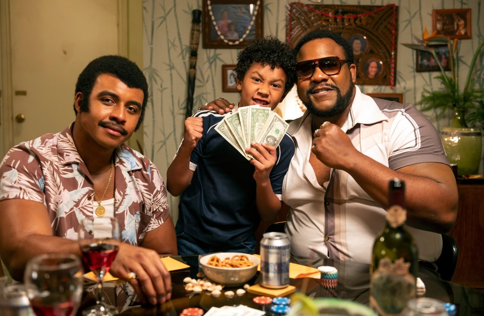 Joseph Lee Anderson, Adrian Groulx and Nate Jackson star as Rocky, young Dwayne and wrestler Junkyard Dog in new sitcom Young Rock