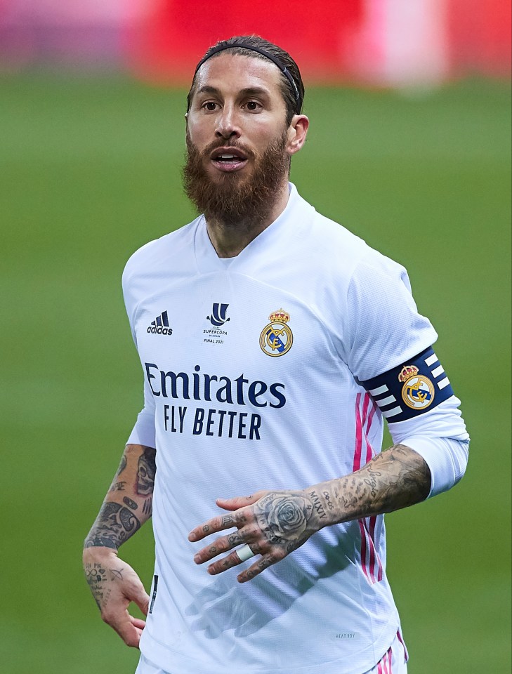 Sergio Ramos could become a free agent this summer