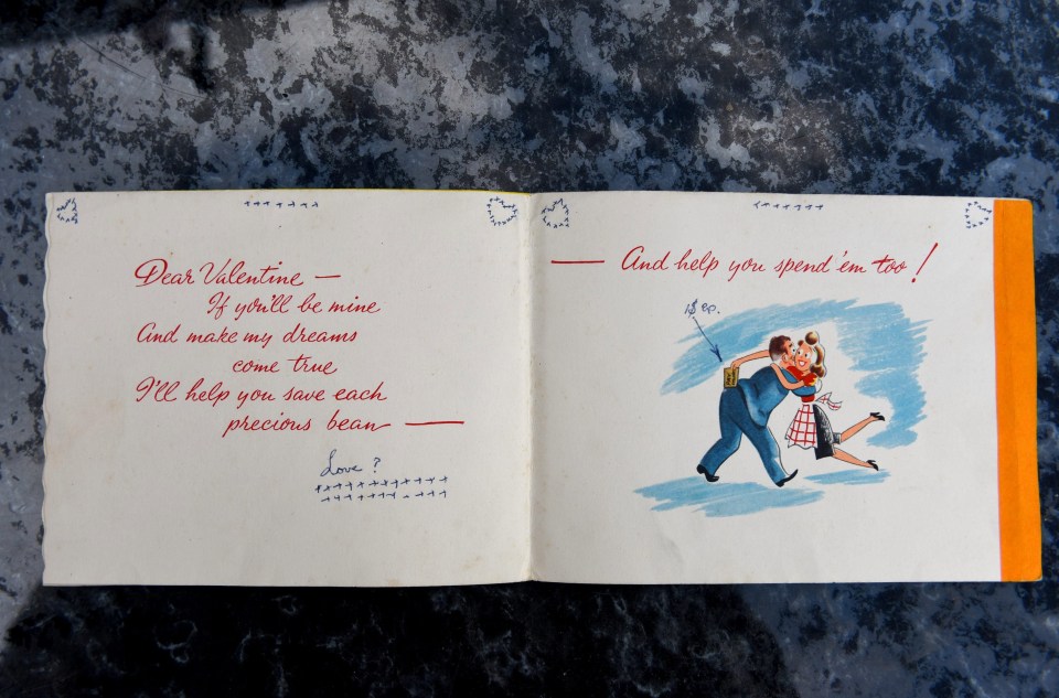 Tom first sent Jean the card anonymously in 1960 after she caught his eye while he was stationed in Singapore