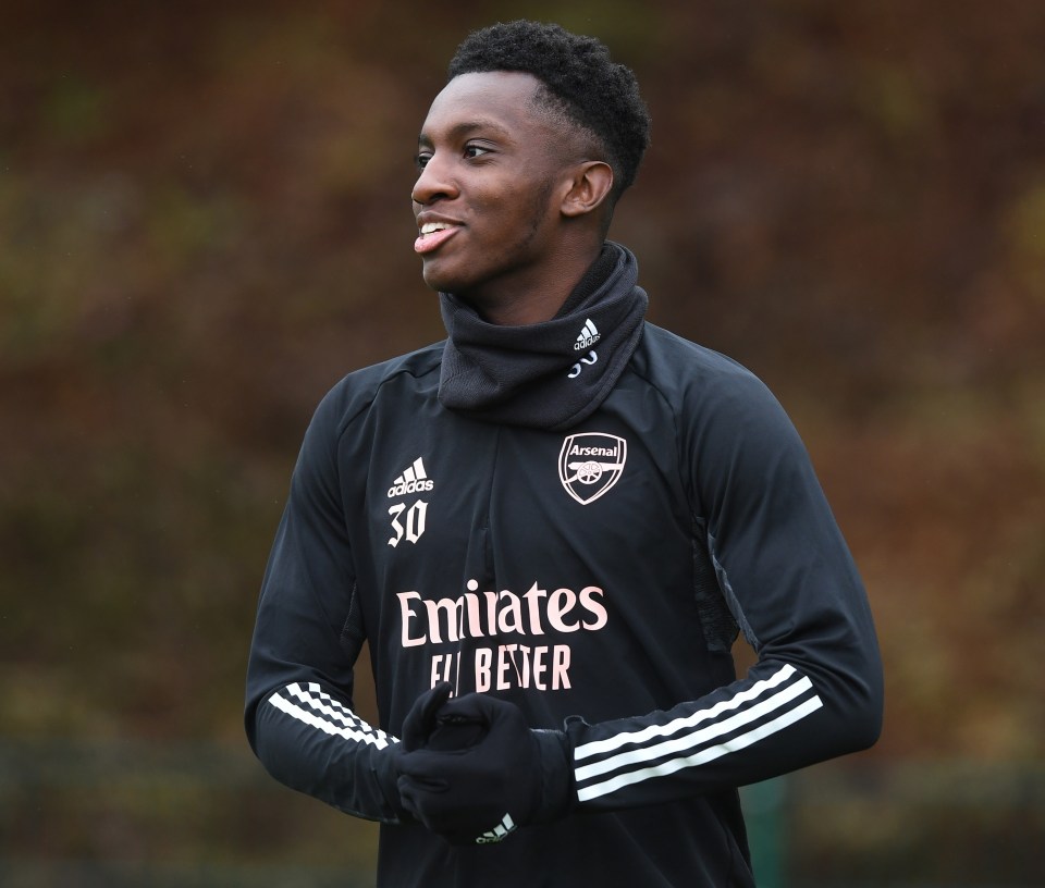 Eddie Nketiah was racially abused on Twitter this week