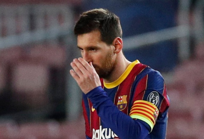 Lionel Messi was left in the Frenchman's shadow at the Camp Nou