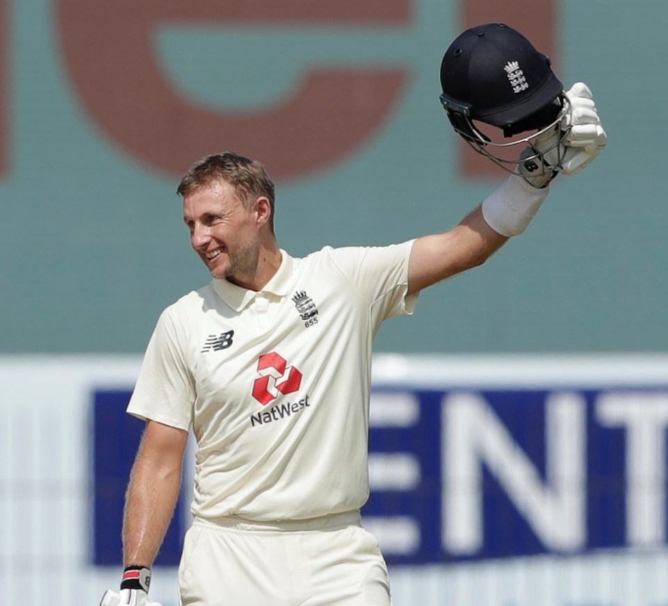 Joe Root reached his double hundred on another dominant day for England in Chennai