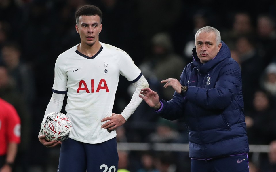 Mourinho's relationship with Alli has been heavily criticised