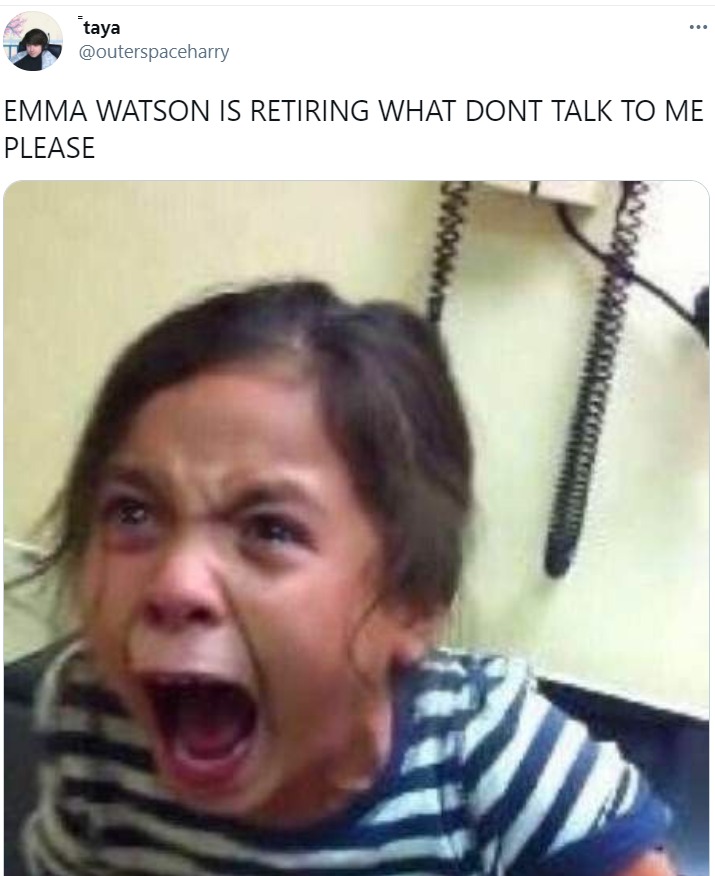 Fans couldn’t handle the fact that Emma might have stepped back from acting