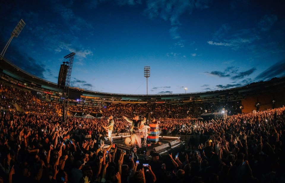 Tens of thousands of people attended a concert in Wellington on Saturday