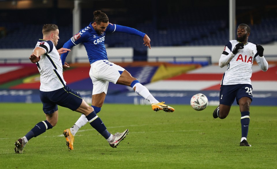 Dominic Calvert-Lewin's vicious strike made it 1-1