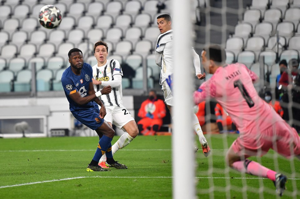 Chiesa put Juventus within one goal on aggregate with a superb strike early in the second half