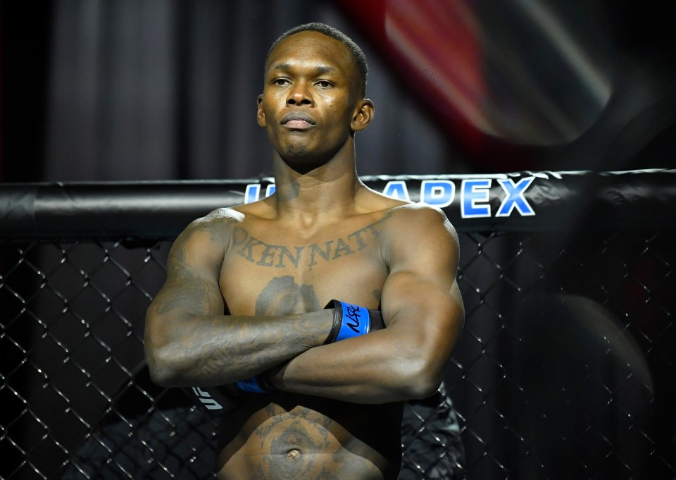 UFC star Israel Adesanya was one of those to congratulate the Brit on his win