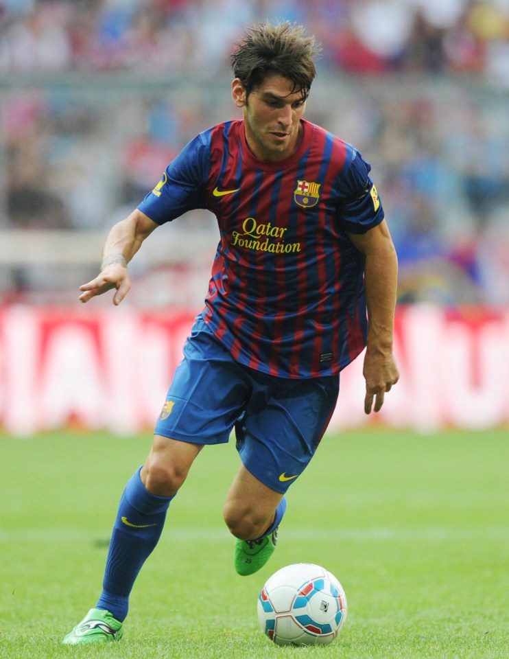 Soriano joined Barcelona in 2009 after he was released by Espanyol