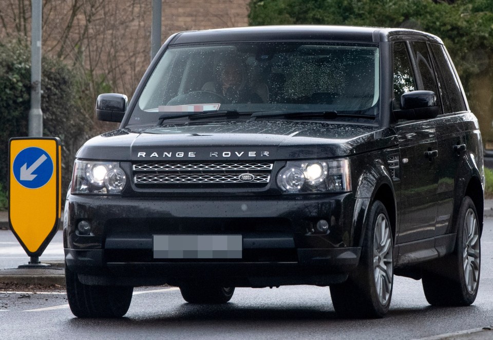 Katie Price was pictured driving a Range Rover while disqualified