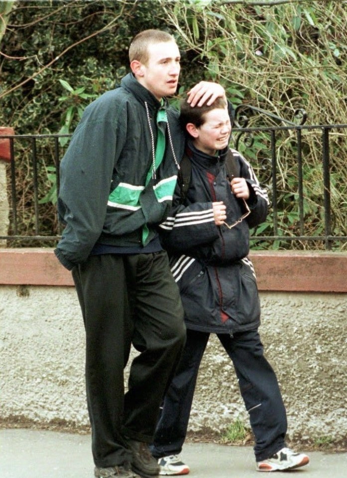 Families rush to the Dunblane school to find out what had happened