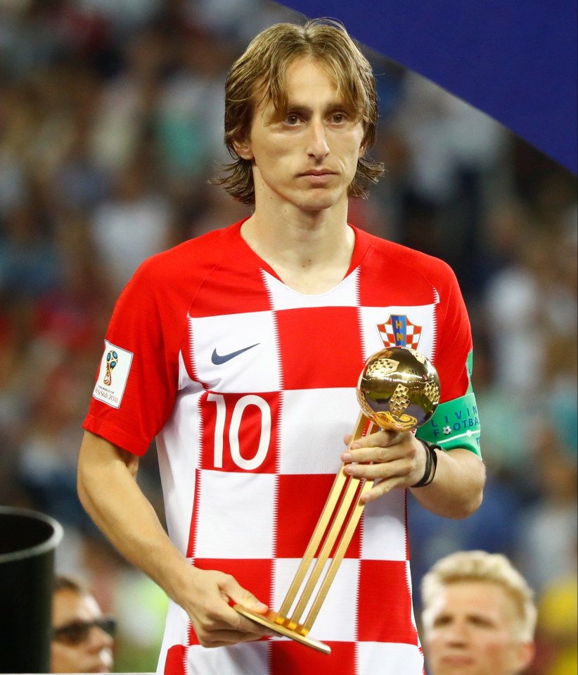 He picked up the Golden Ball for his standout performances at the 2018 World Cup