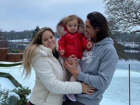 Edinson Cavani's partner is pregnant with their second child