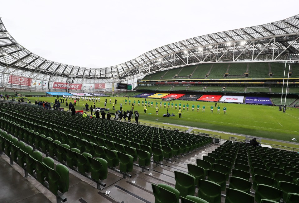 Dublin’s Aviva Stadium could be about to lose its Euro 2020 matches